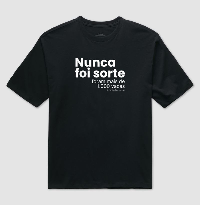Nunca foi sorte. Foram mais de 1.000 vacas
