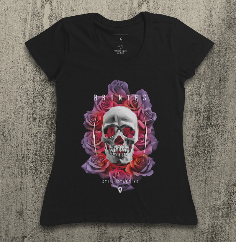 SKULL ROSES (Babylook)