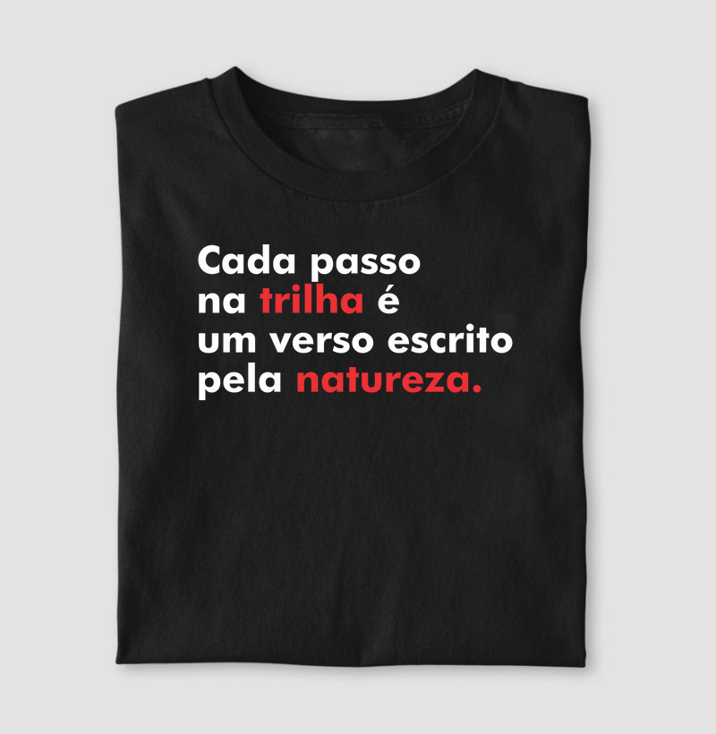 Cada passo na trilha é um verso