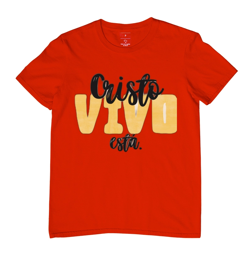 Camisa Cristo está Vivo
