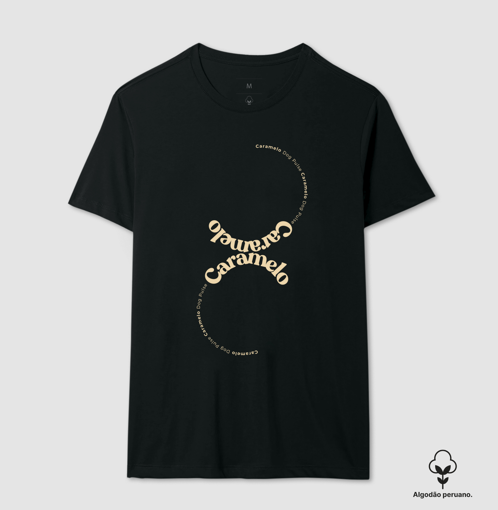 Camiseta Algodão Peruano Dog Pulse – Caramelo Clássico