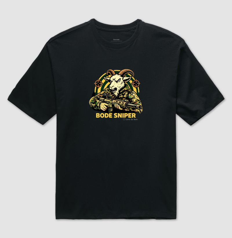 Camiseta maçonaria - Bode Sniper Atirador