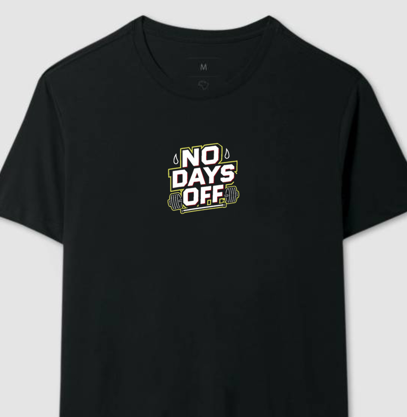 Camiseta No days off