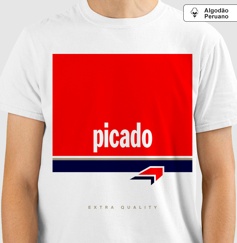 Coleção PICADO - Edição EXTRA QUALITY - Camiseta Algodão Peruano