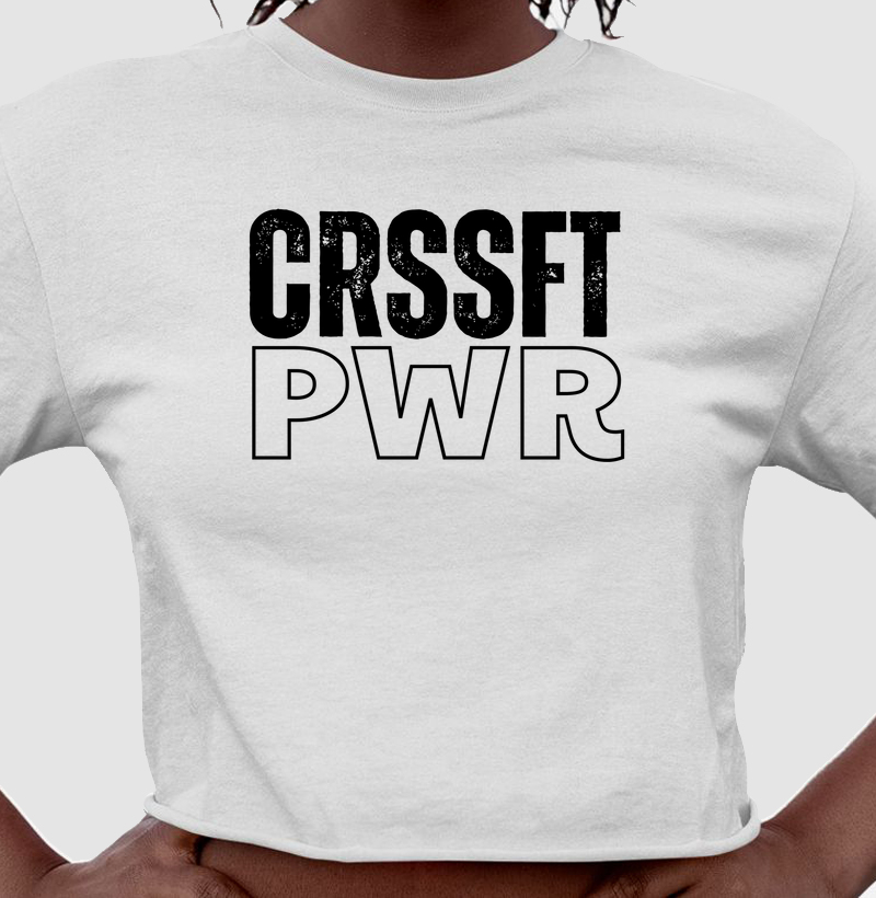 Camiseta cropped Crossfit Power