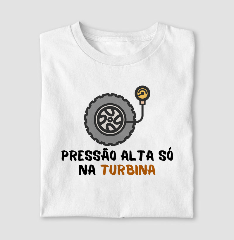 Pressão alta só na turbina