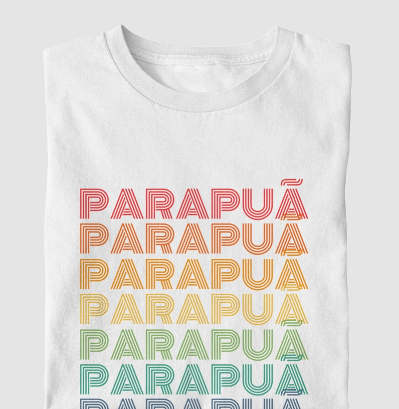 Parapuã Letreiro Retrô