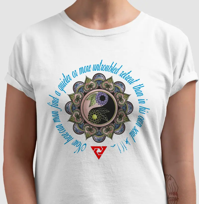 CAMISETA RESERVA.INK MASCULINA E FEMININA TRIBOS.etc YOGA NOW HERE CAN MAN