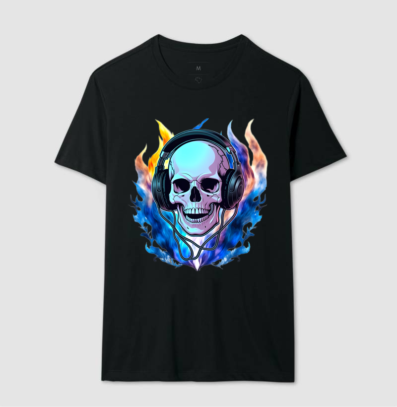 Blue skull