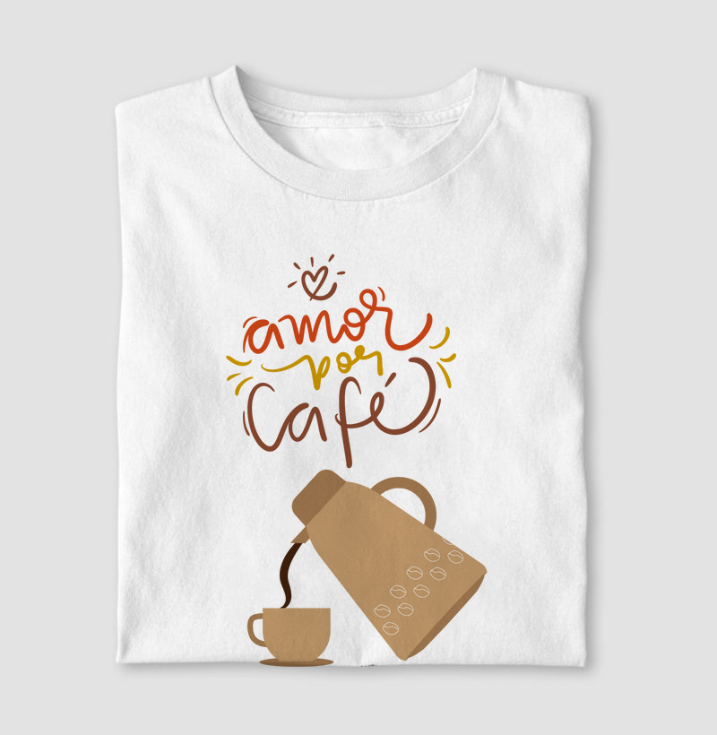 Camiseta Amor por café