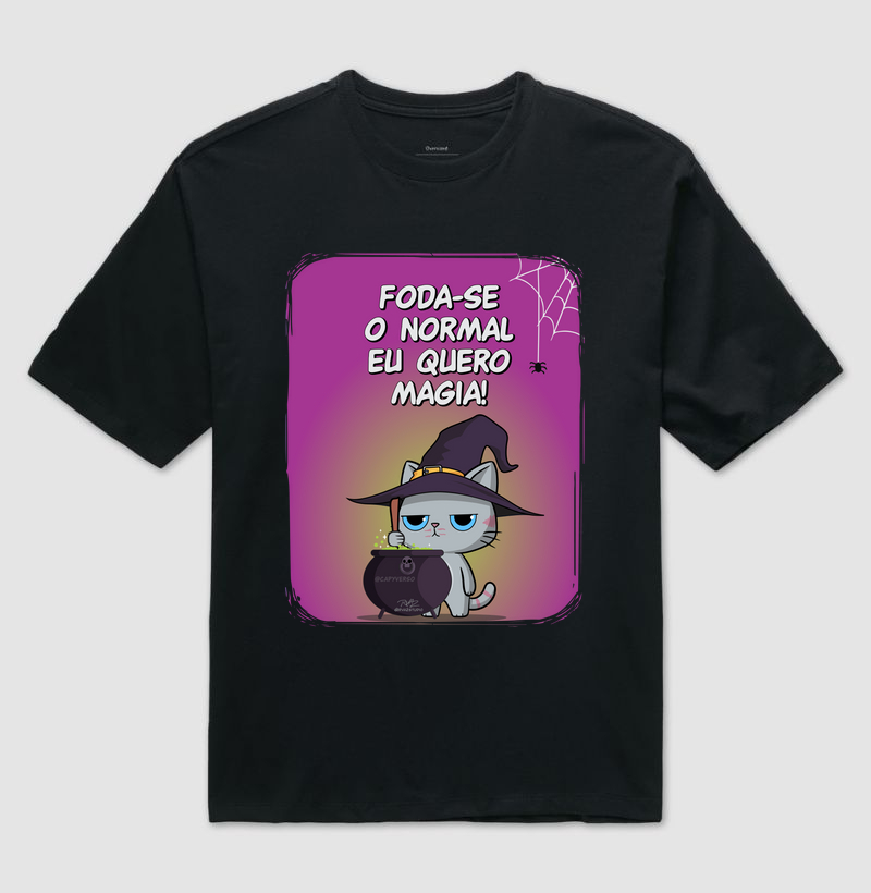 Camiseta Gato Sincero Magia