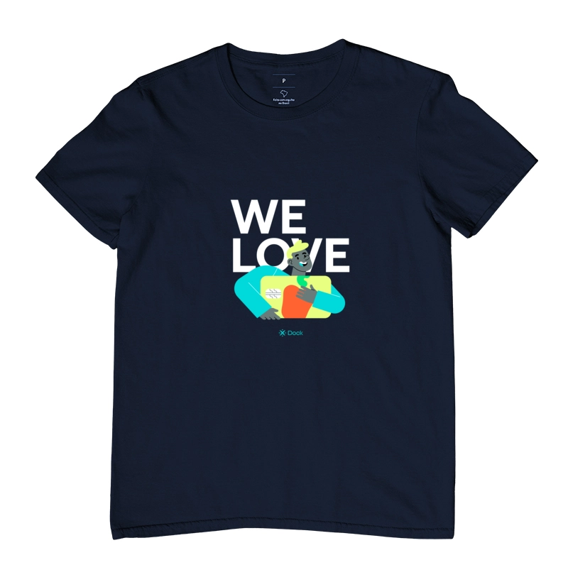 Camiseta Dock 2023 We Love Caju