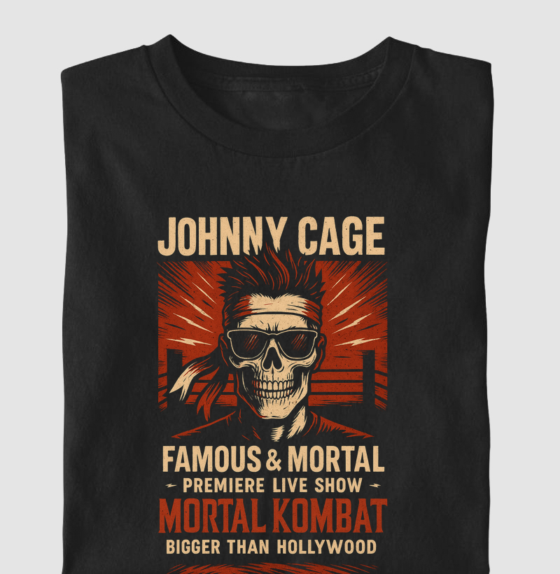 Johnny Cage Famous Mortal Kombat Rock Collection