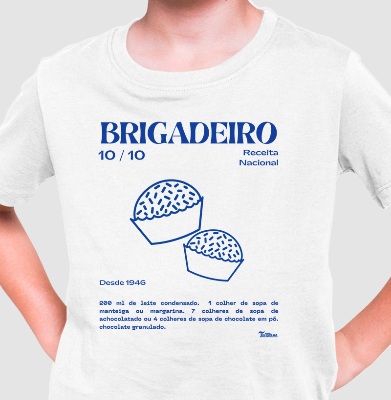 Camiseta Infantil "Brigadeiro"