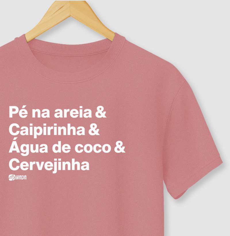 Pé na areia, Caipirinha, Água de coco, Cervejinha