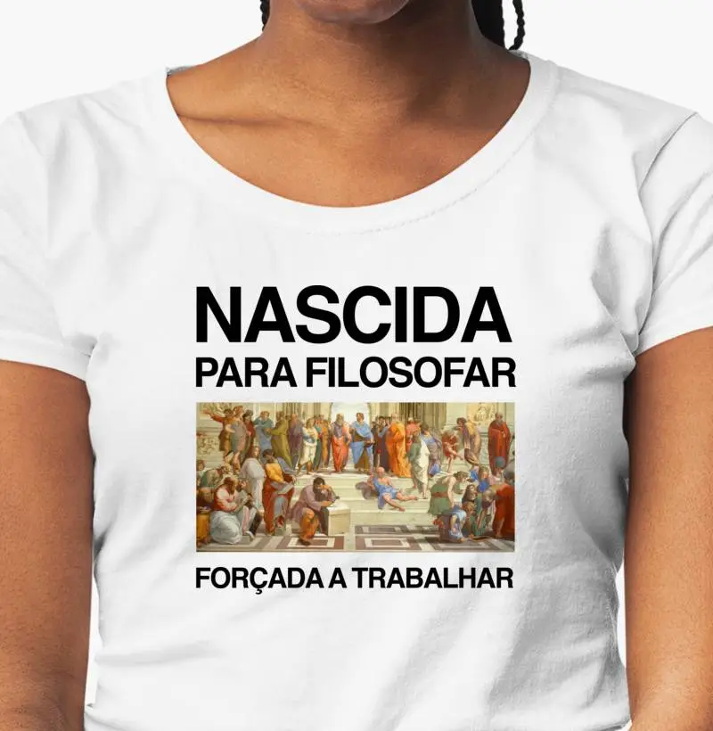 Nascida para filosofar, forçada a trabalhar Feminina