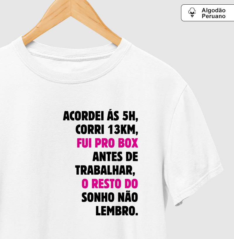 Acordei às 5h