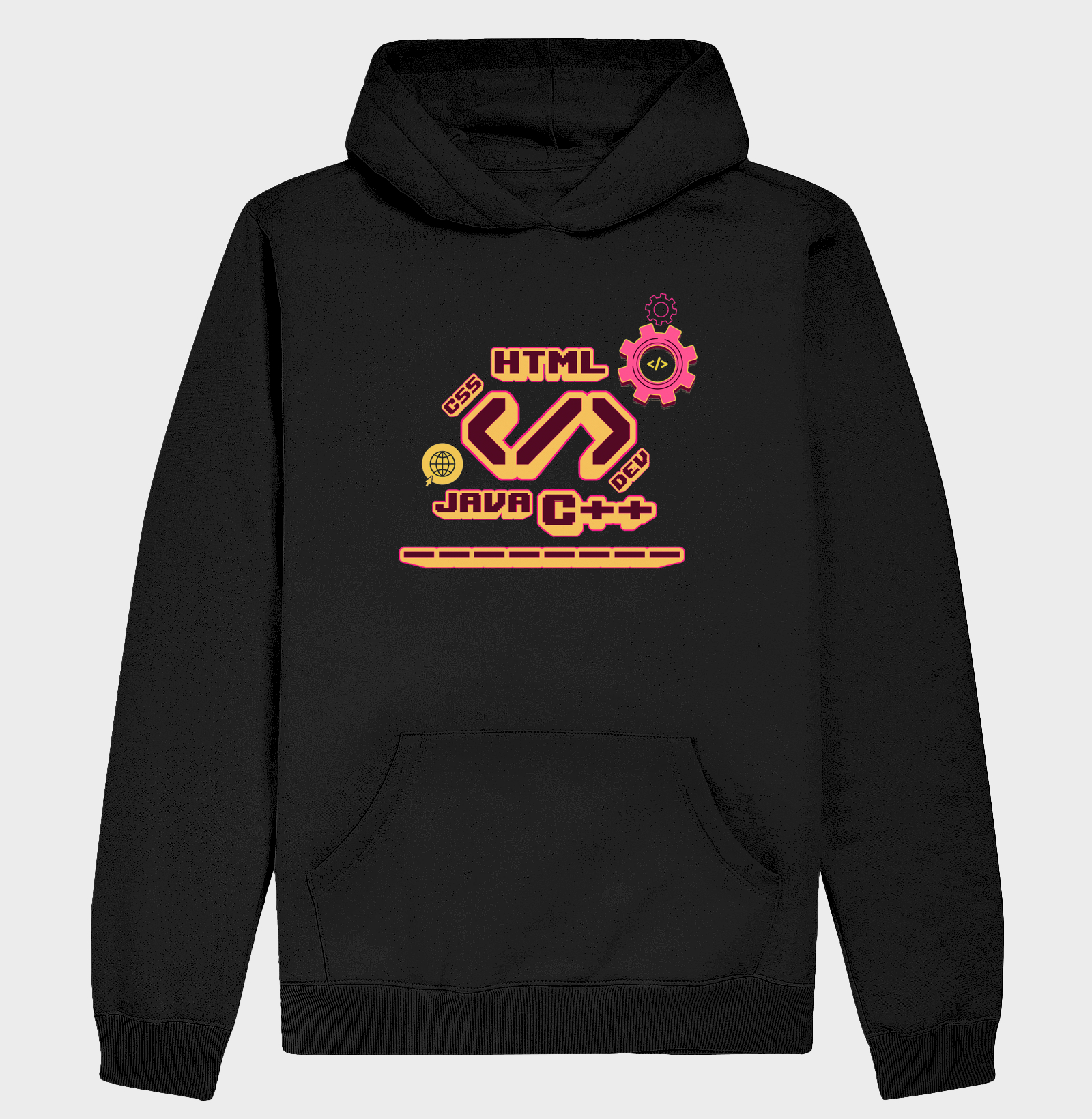 Hoodie Moletom Dev Mode – Estilo Tech Retrô