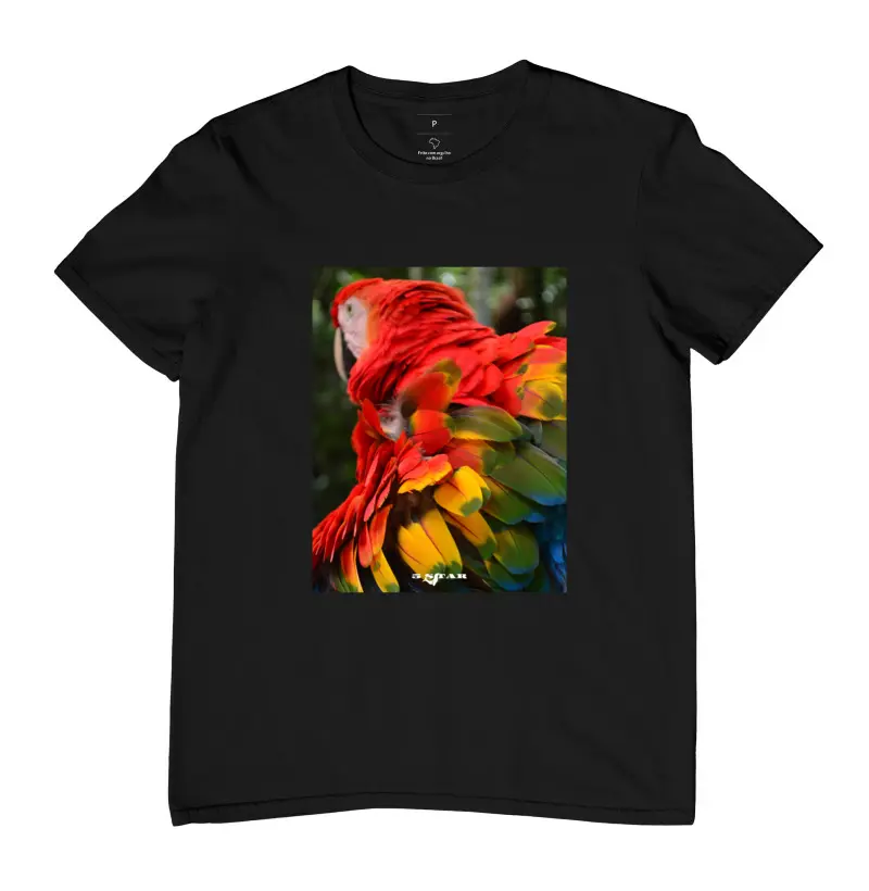 Camiseta Arara Vermelha