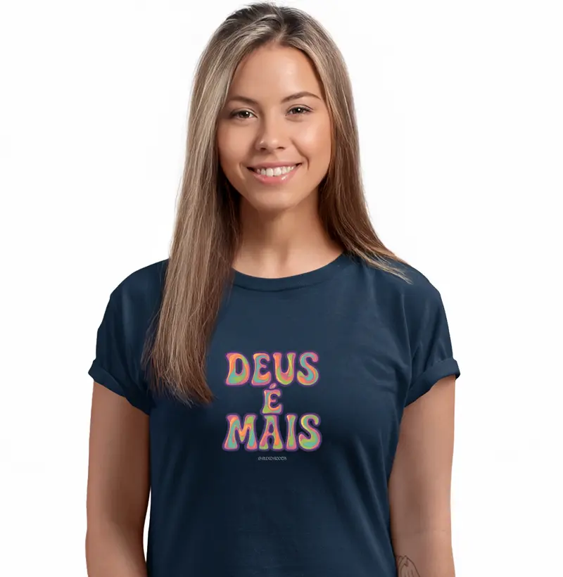 Camiseta BR00123 Deus É Mais