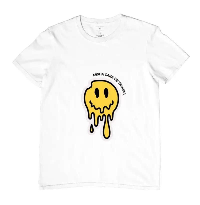 Camiseta | Minha cara de trouxa | manga curta