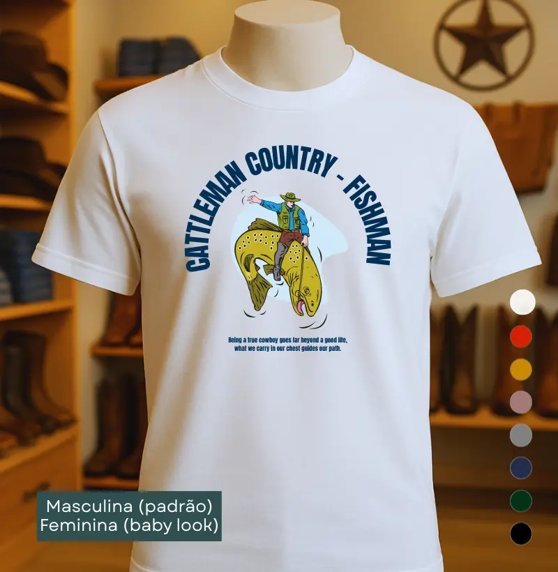 Camiseta fishman country - HUNTING