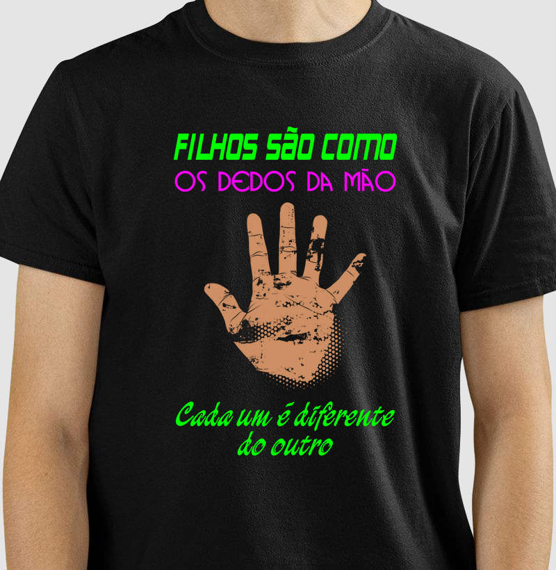 Filhos são como os dedos da mão