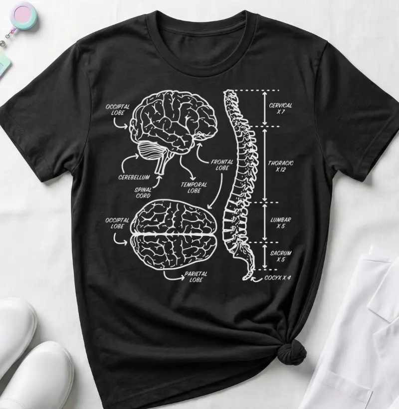 Camiseta - Neuro: Anatomia