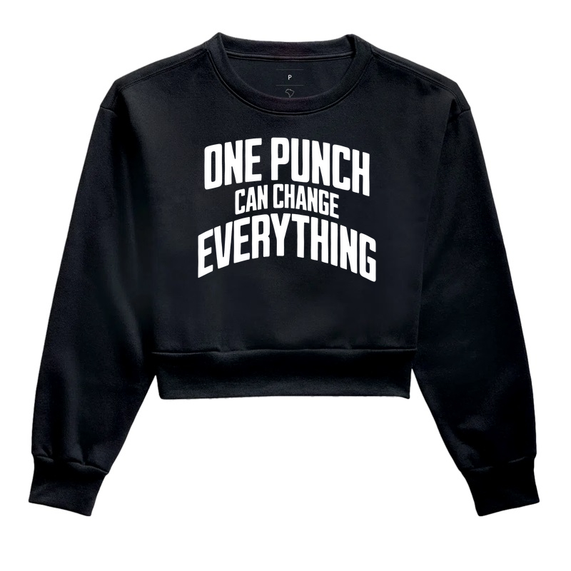 Moletom Cropped One Punch
