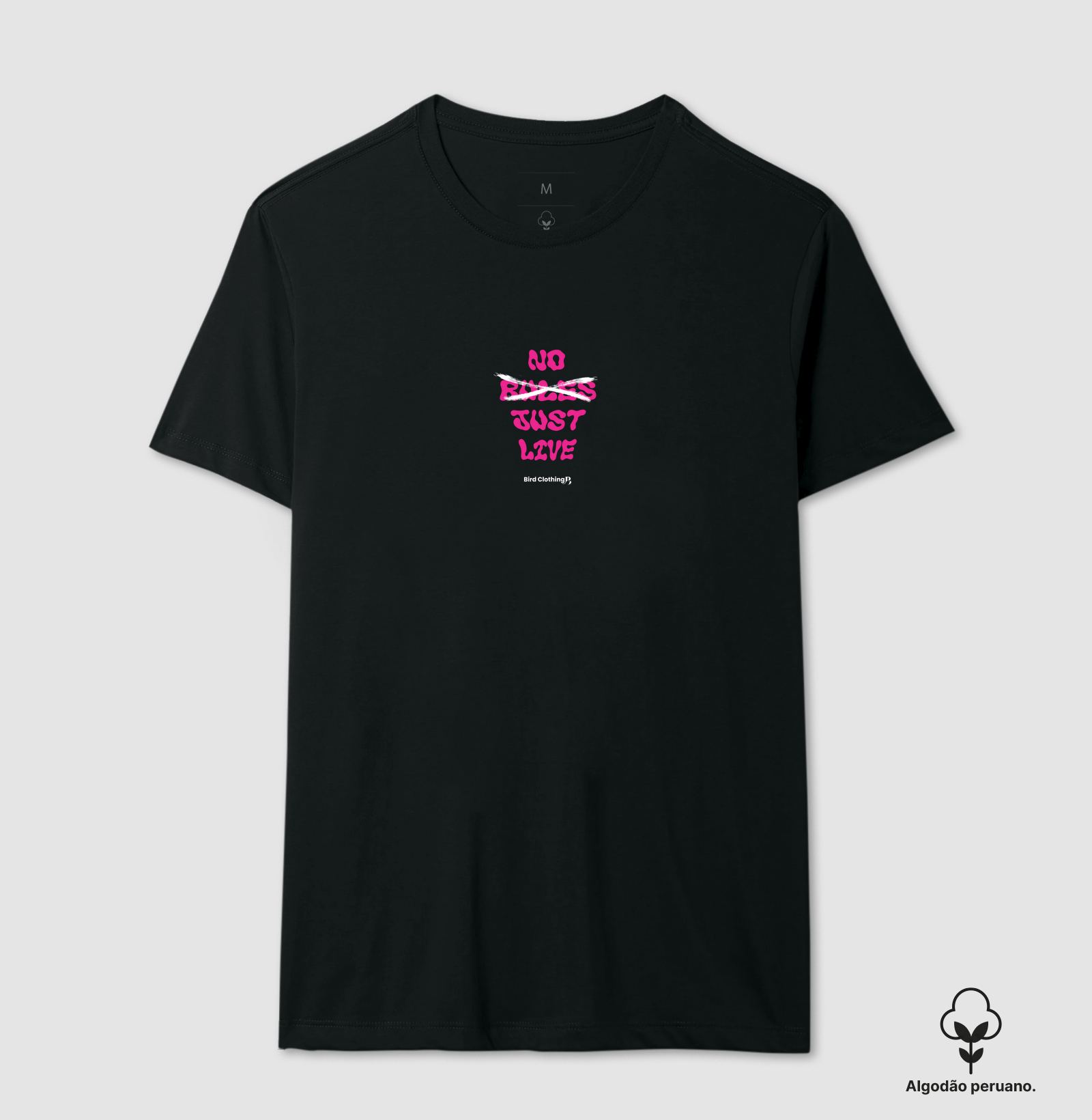 Camiseta Bird Clothing No Rules Just Live