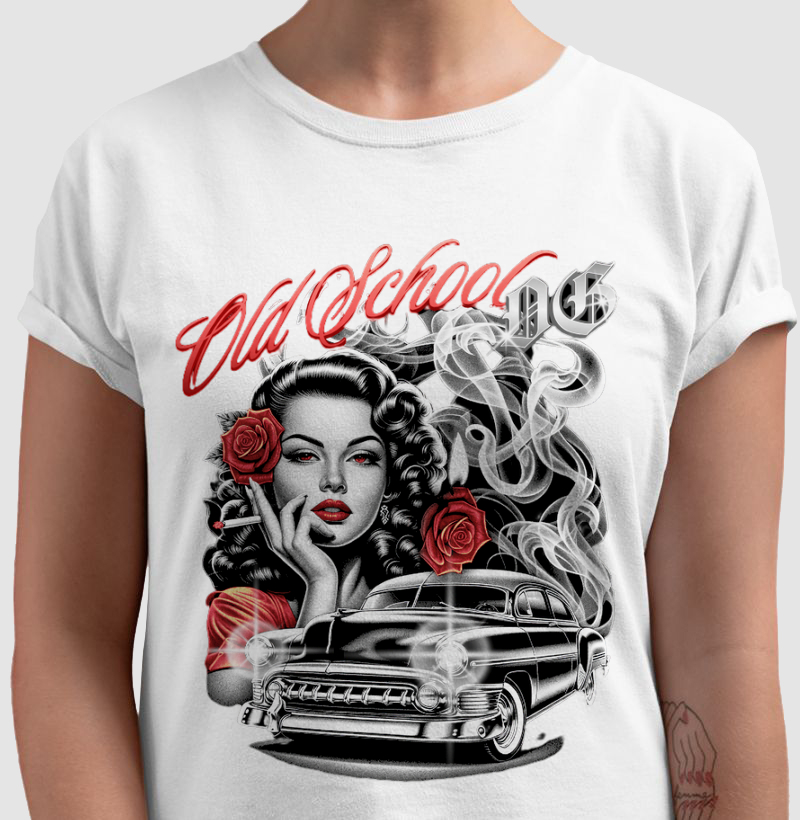 Camisa Old School Algodão Premium 