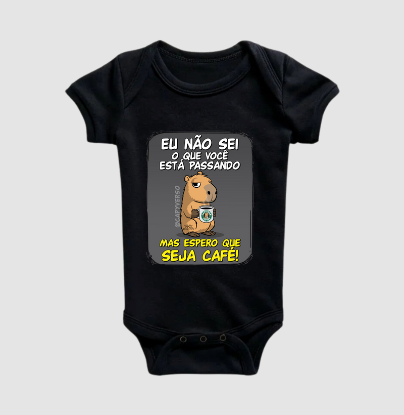 Camiseta Capivara Seja Café