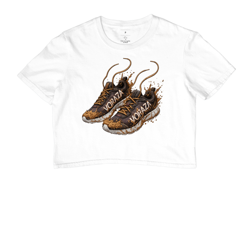 Over voraza tenis na poça de lama