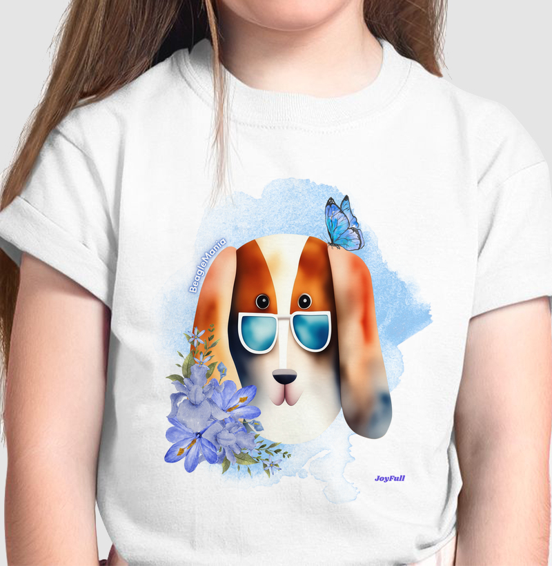 Beagle Aquarela Salomão Azul