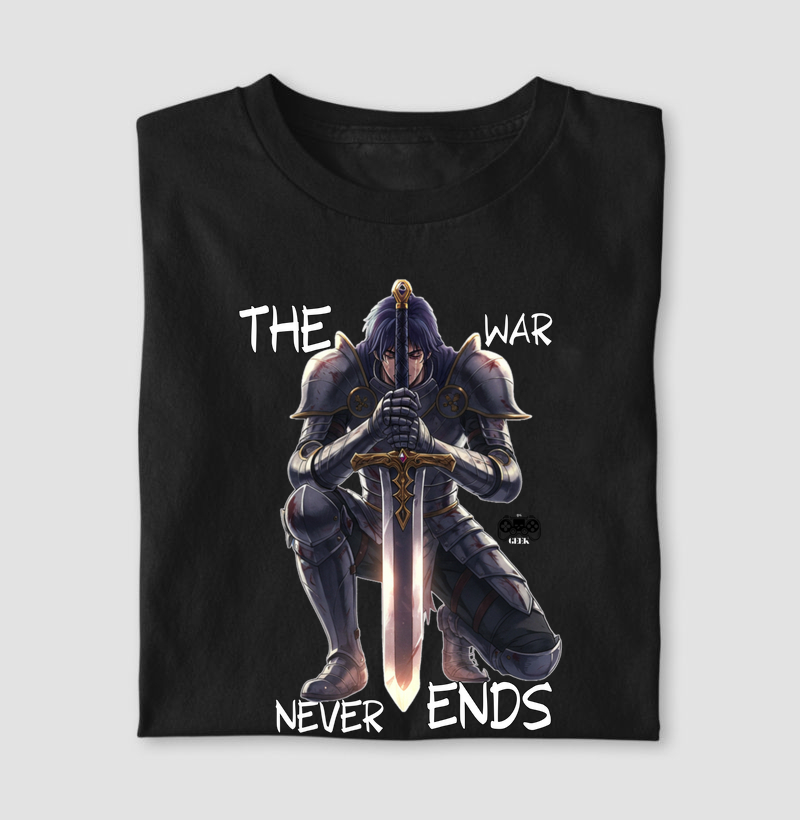 T-shirt - THE WAR NEVER ENDS anime art