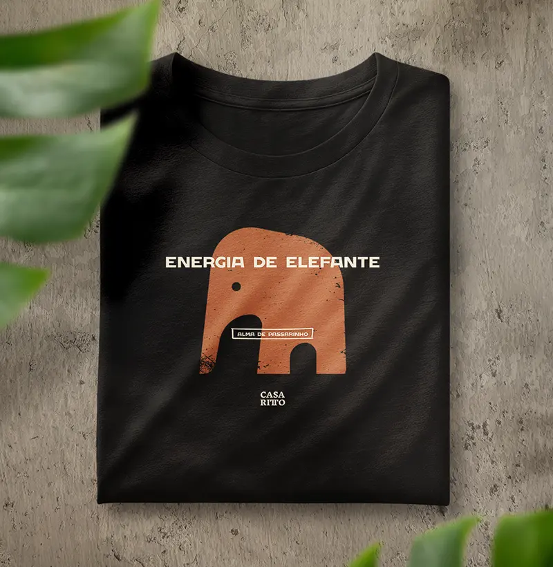 Energia de elefante. Alma de passarinho