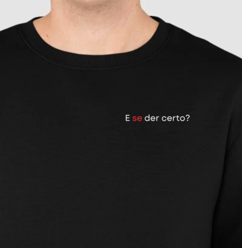 Suéter | E se der certo?
