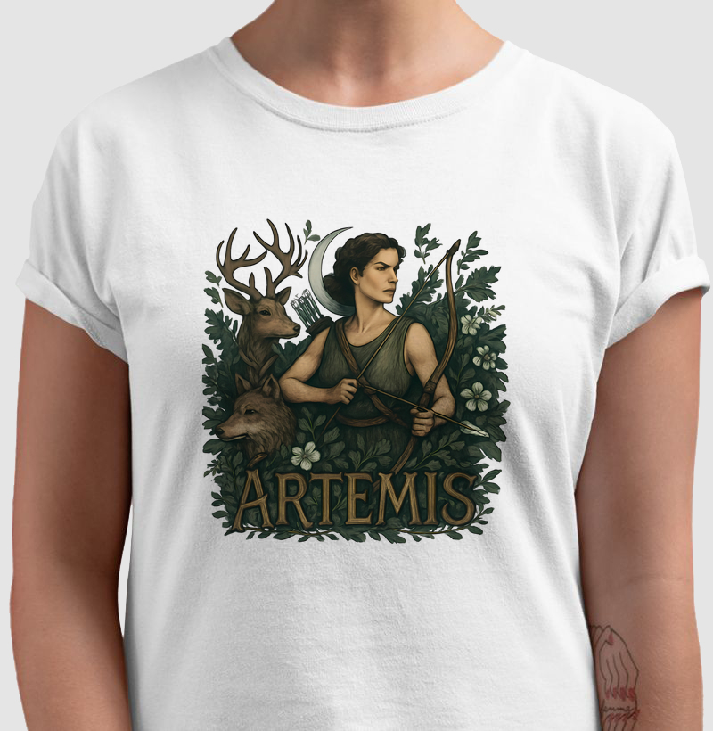 Camiseta Deusas - Ártemis