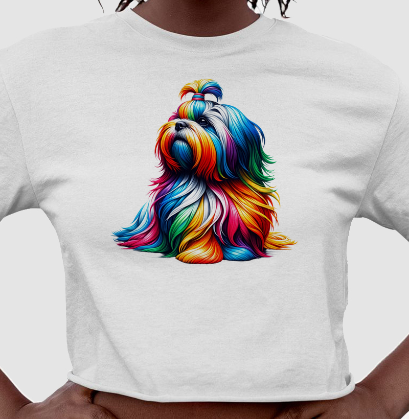 Lhasa Apso - Rainbow - Baby Look