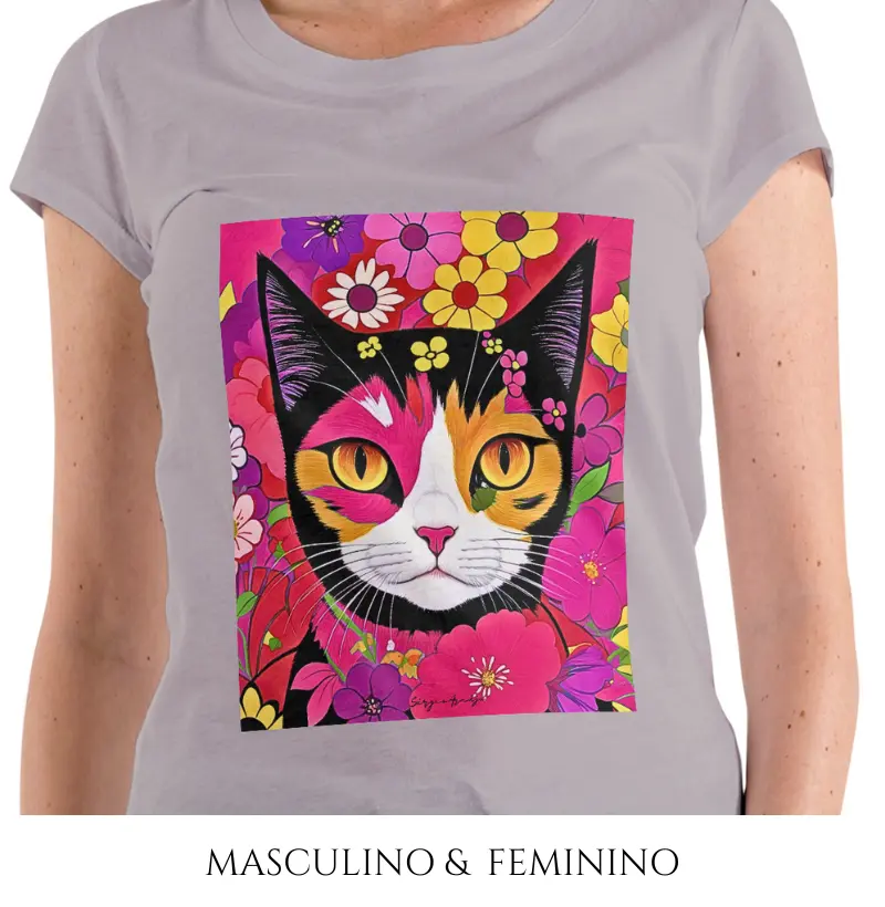 Camiseta Art Cat