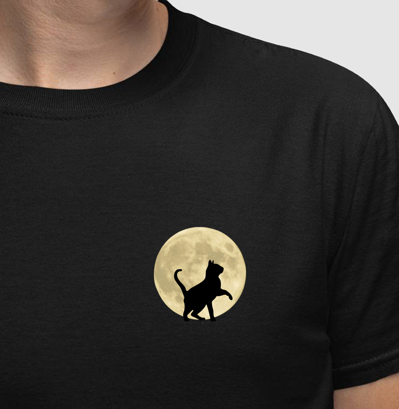Gato na lua cheia