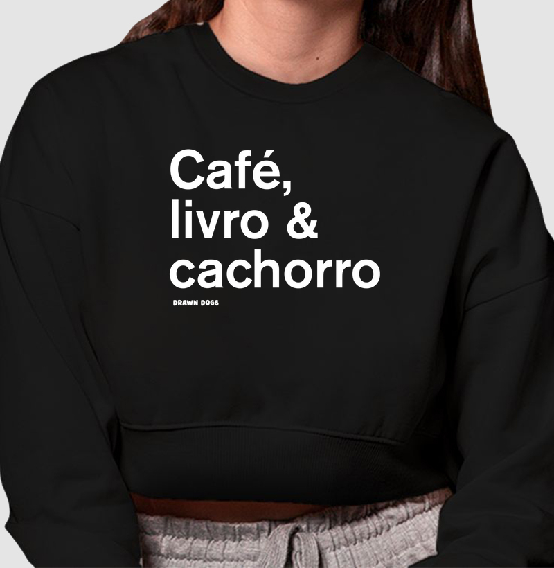 Café, livro & cachorro