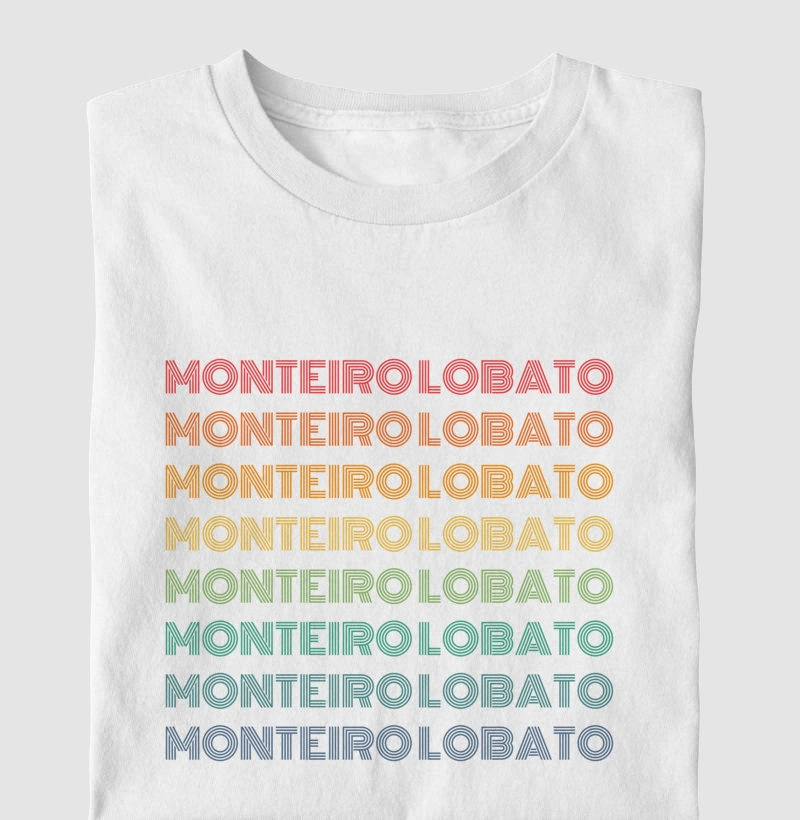 Monteiro Lobato Letreiro Retrô