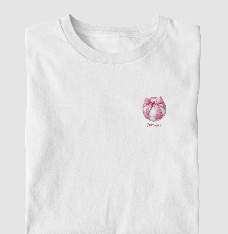 Camiseta Algodão Penteado - Outubro Rosa