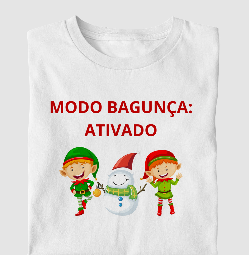 Modo bagunça: ativado