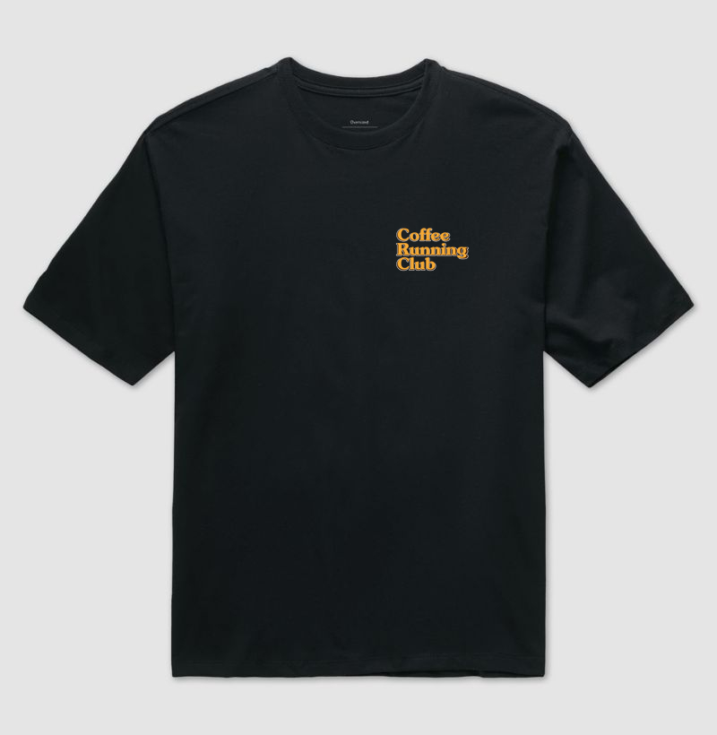 OVERSIZED - Coffee Running Club - Vintage