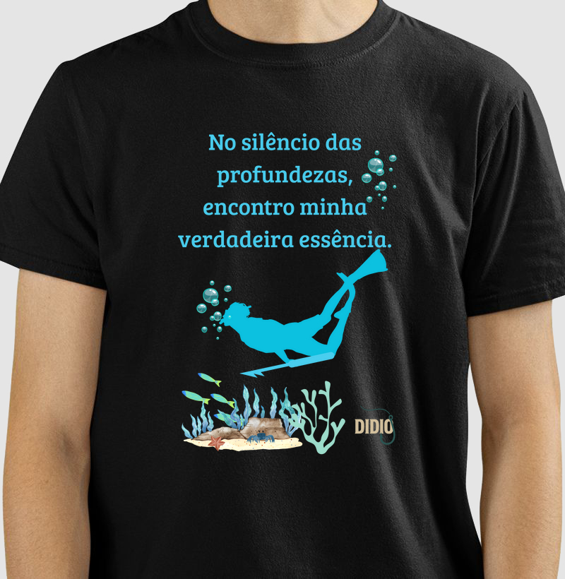 Camiseta No Silêncio das Profundezas