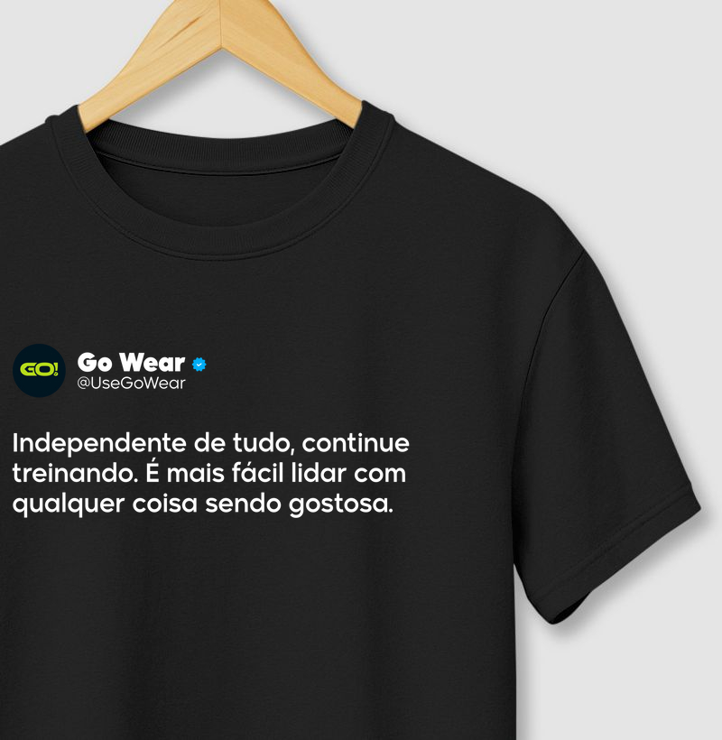 Continue treinando!