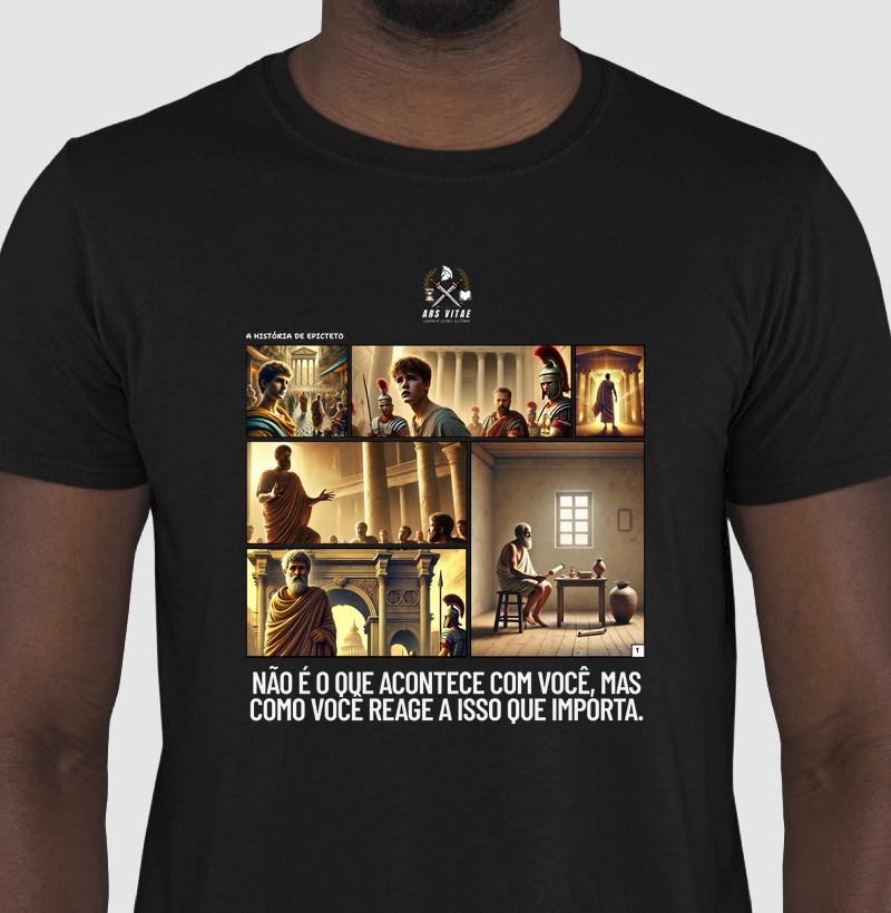 Camiseta "A História de Epicteto"
