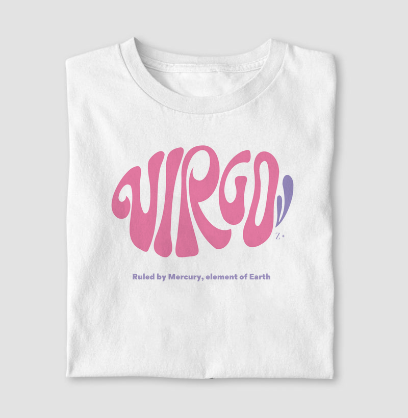Camiseta Signos VIRGEM - VIRGO LETTRING